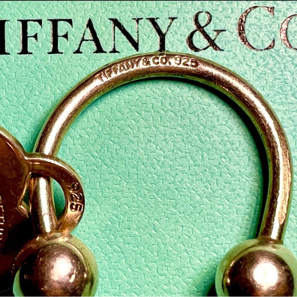 Tiffany Co. keychain silver 925. Please Return To Tiffany - Picture 4 of 5